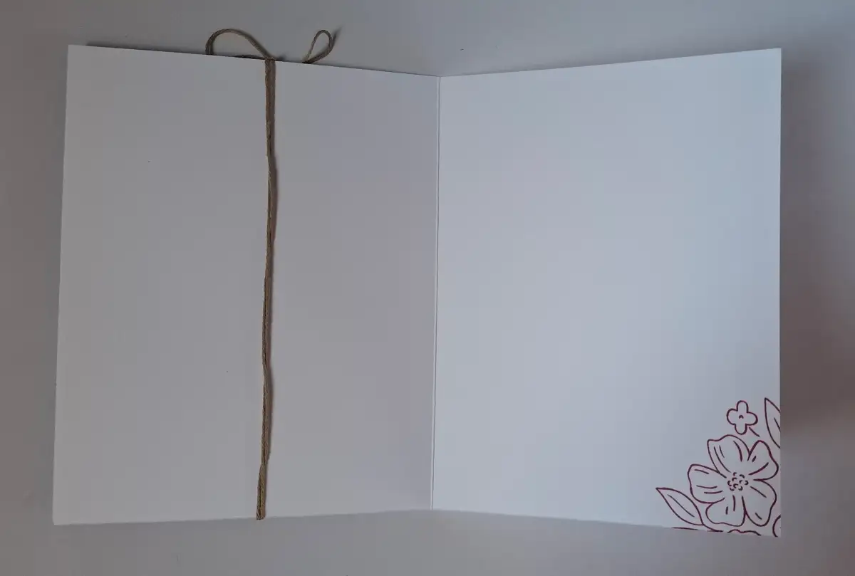 Carte coucou en fleurs